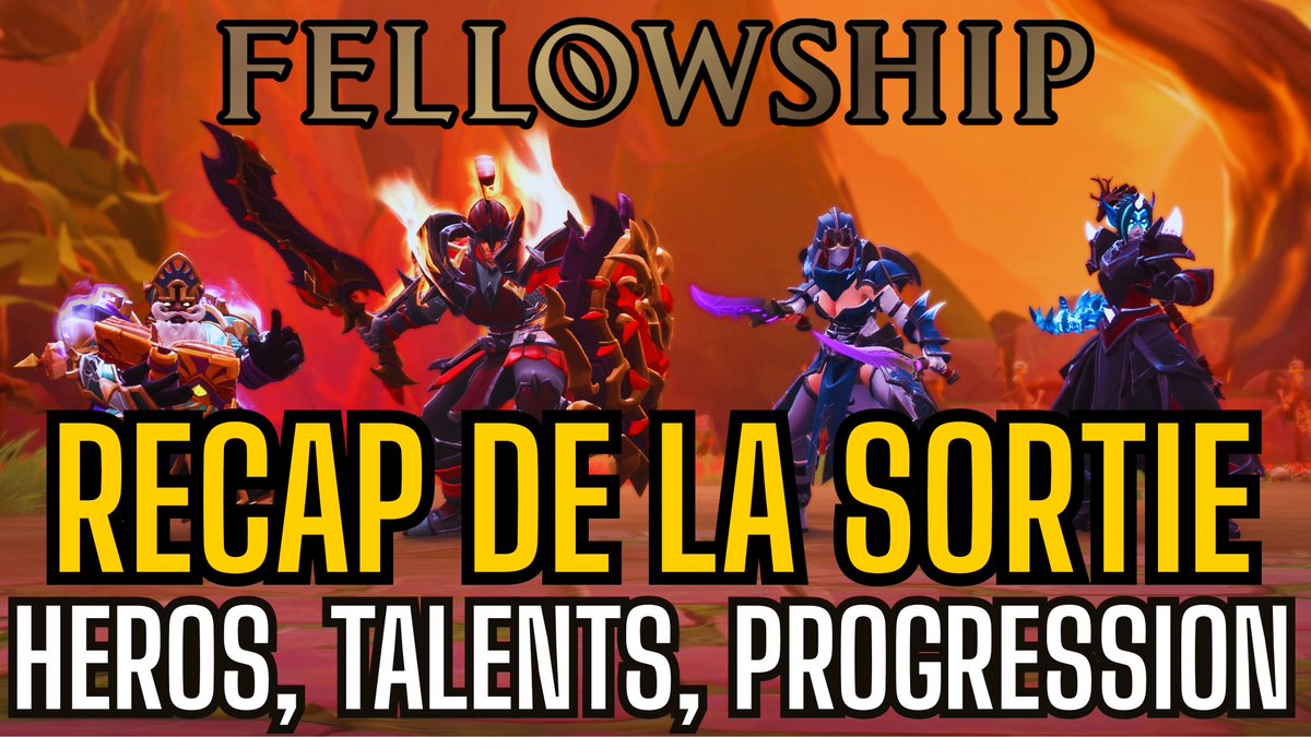 Dans 24h c'est un sacré rush qui s'annonce sur <a href="/Play_Fellowship/">Fellowship - EARLY ACCESS AVAILABLE NOW!</a>  ! 
Je vous propose un petit recap (avec les timers évidemment) pour se mettre a jour avant le lancement ! 

youtu.be/W71XcNRnKOI