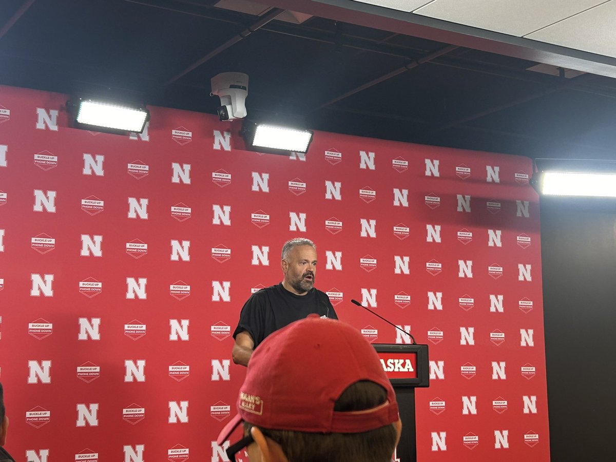 #Nebraska HC Matt Rhule said the team’s Friday walk-thru will be at Emmett Johnson’s High School in Minneapolis
