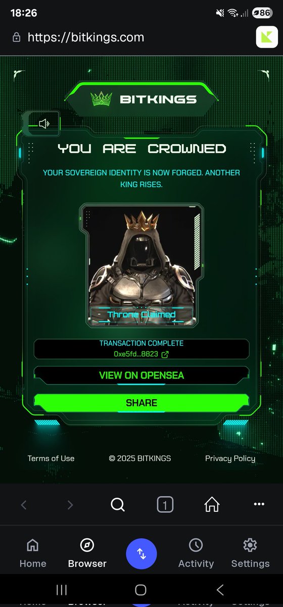 CryptoJohnG's tweet image. Just minted my BitKing NFTs! 👑

Super bullish on what's next 🔥