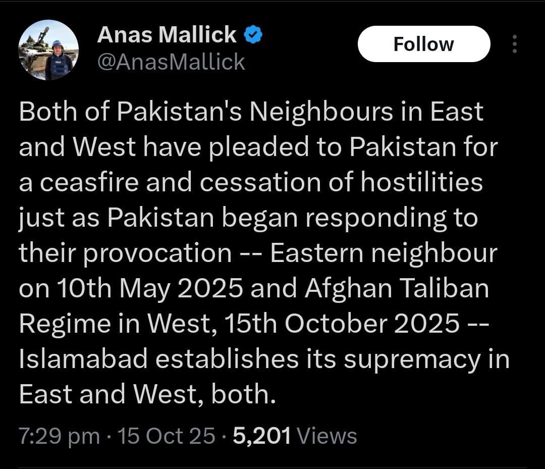 AdityaRajKaul's tweet photo. Pakistani ISPR journalists are celebrating “victory” after clashes with the Taliban. Meanwhile, videos from Pashtun lands show Pakistani soldiers looking like they lost to gravity. But sure, tell us more, ISPR Media - must be the midnight scotch talking again. 🥃 #NaKareinPaijaan https://t.co/qn3oA5Mxex