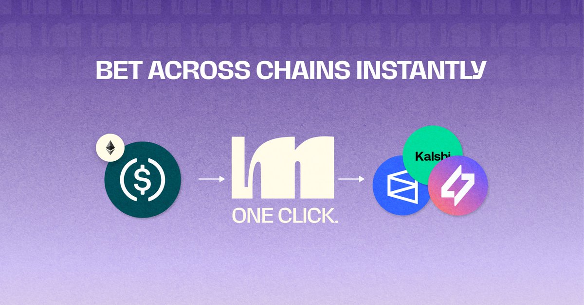 mono_protocol's tweet image. Create cross-chain prediction markets with the Mono SDK.
Let users place bets across apps and chains in one click – powered by Mono’s unified balance layer.