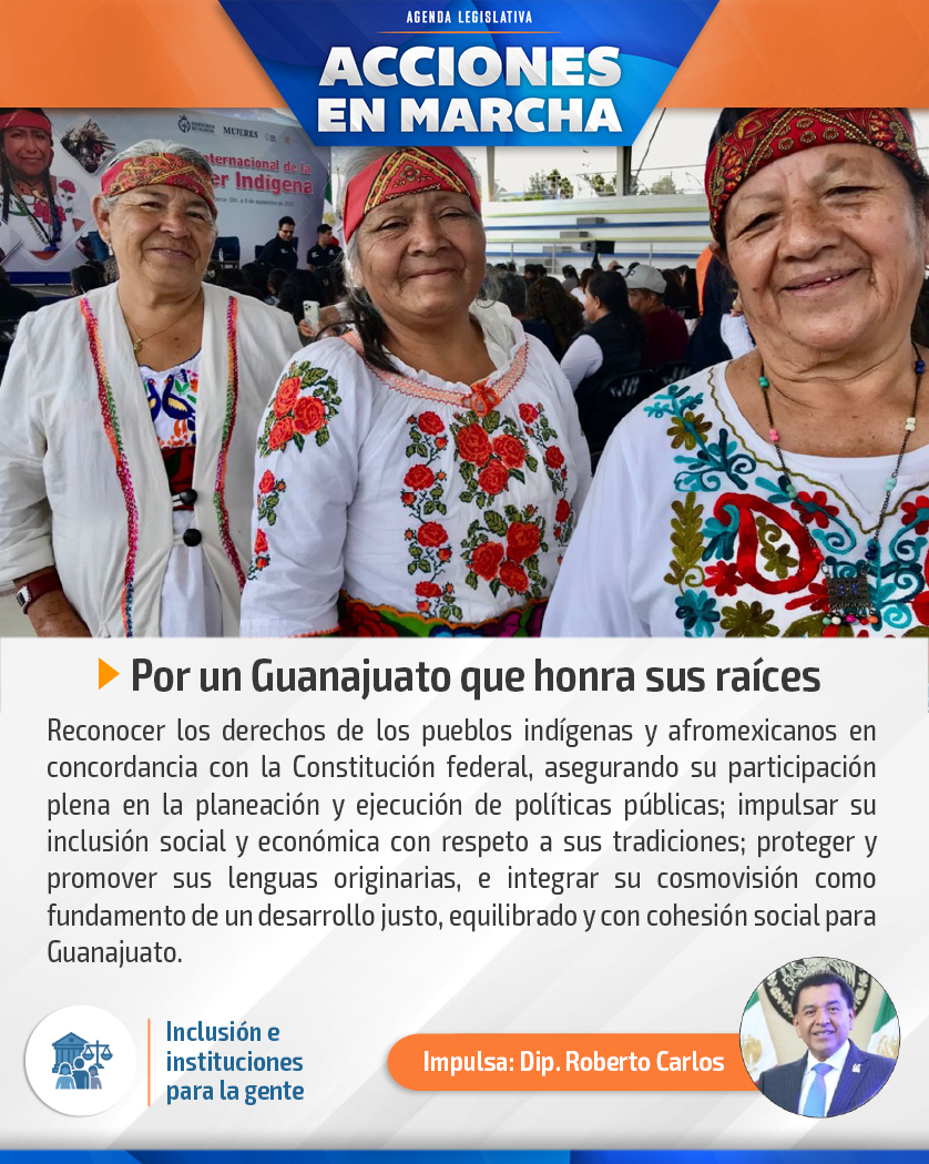 DiputadosPANGto's tweet photo. La justicia y la igualdad no se piden, se garantizan.

Con nuestra Agenda Legislativa impulsamos el acceso pleno a la justicia y la información, el reconocimiento a los pueblos indígenas y afromexicanos. https://t.co/AisBYq2O5K