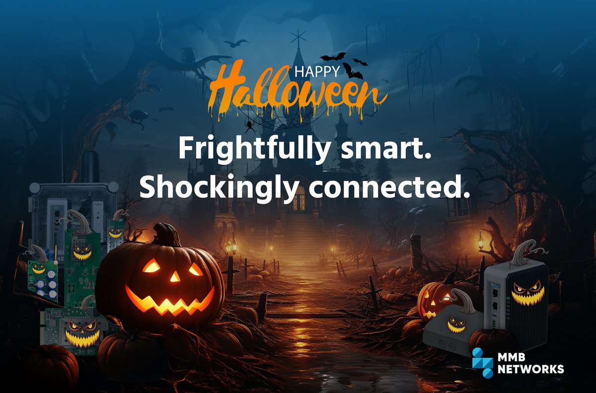 🎃 Happy Halloween from MMB Networks! 👻

At MMB, we know that smart connections don’t have to be spooky. Whether it’s powering up connected devices or helping utilities modernize the grid, we’re here to make sure your smart energy solutions run frighteningly smooth. #Halloween