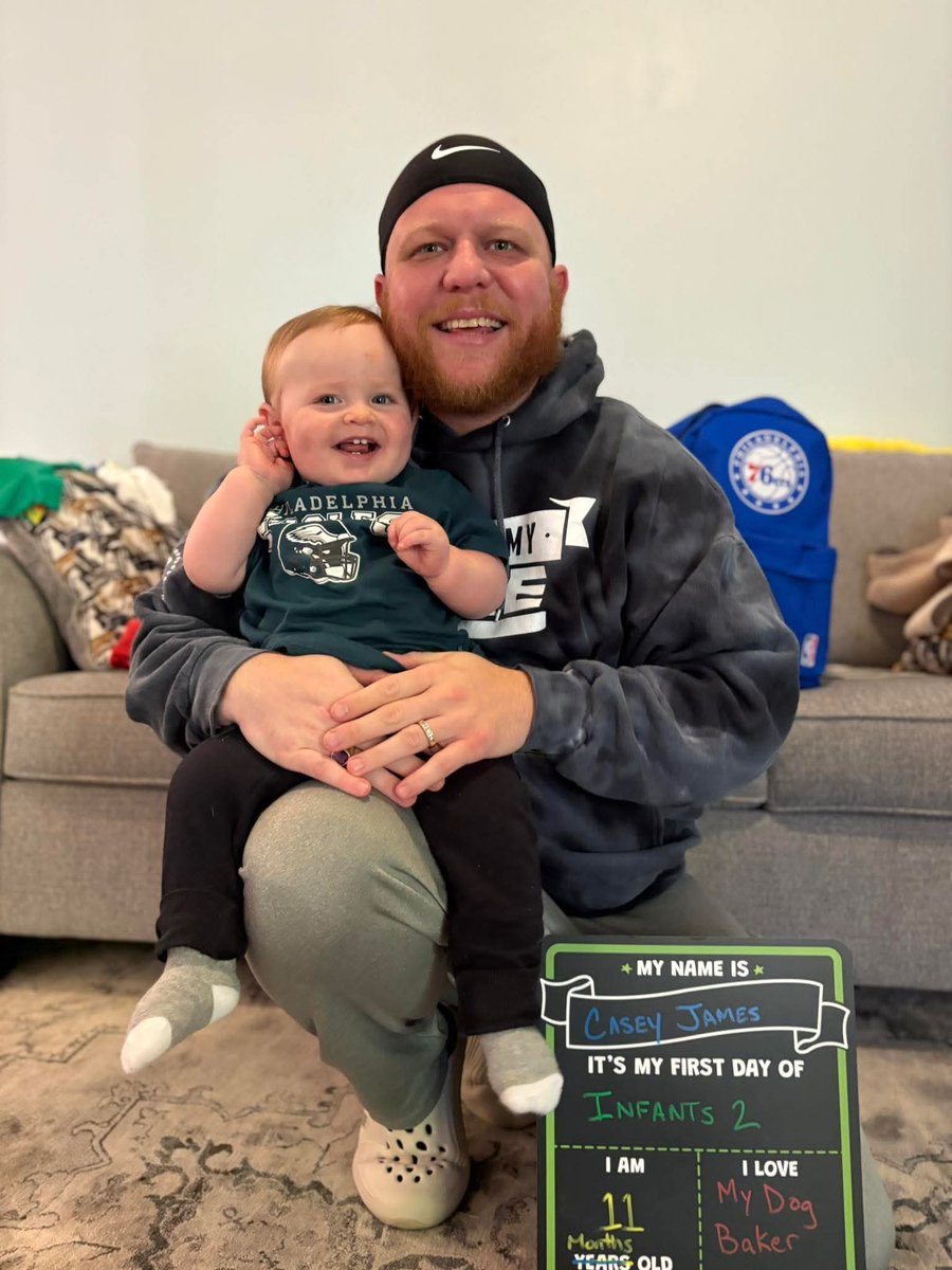 BopNation's tweet photo. My son's first day at daycare.

Is he the best, or is he the best? https://t.co/XrMdWMFYPB