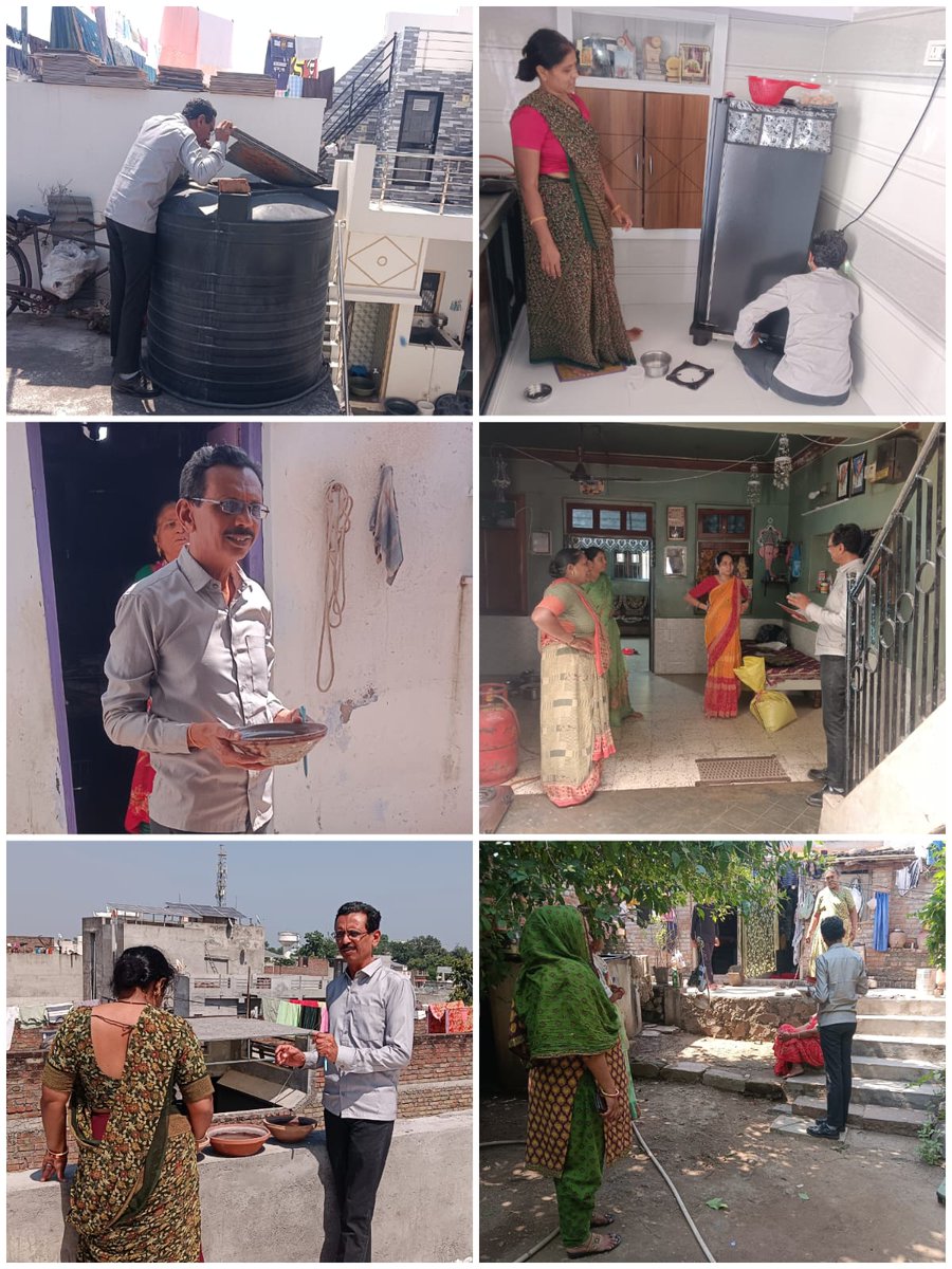 cdho_botad's tweet image. આજરોજ બોટાદ Uphc-2 ના સબ સેન્ટર ખારા વિસ્તાર ખાતેના ભરવાડિયો પુલ પાસે NVBDCP અંતર્ગત હાઉસ ટુ હાઉસ સર્વે કરવામાં આવ્યો અને એબેટ કામગીરી કરવામાં આવી તેમજ જિલ્લામાંથી જિલ્લા સુપરવાઈઝર દ્વારા ક્રોસ ચેકિંગ કરવામાં આવ્યું અને જરૂરી માર્ગદર્શન આપવામાં આવ્યું. @DMOBotad @uphc2botad