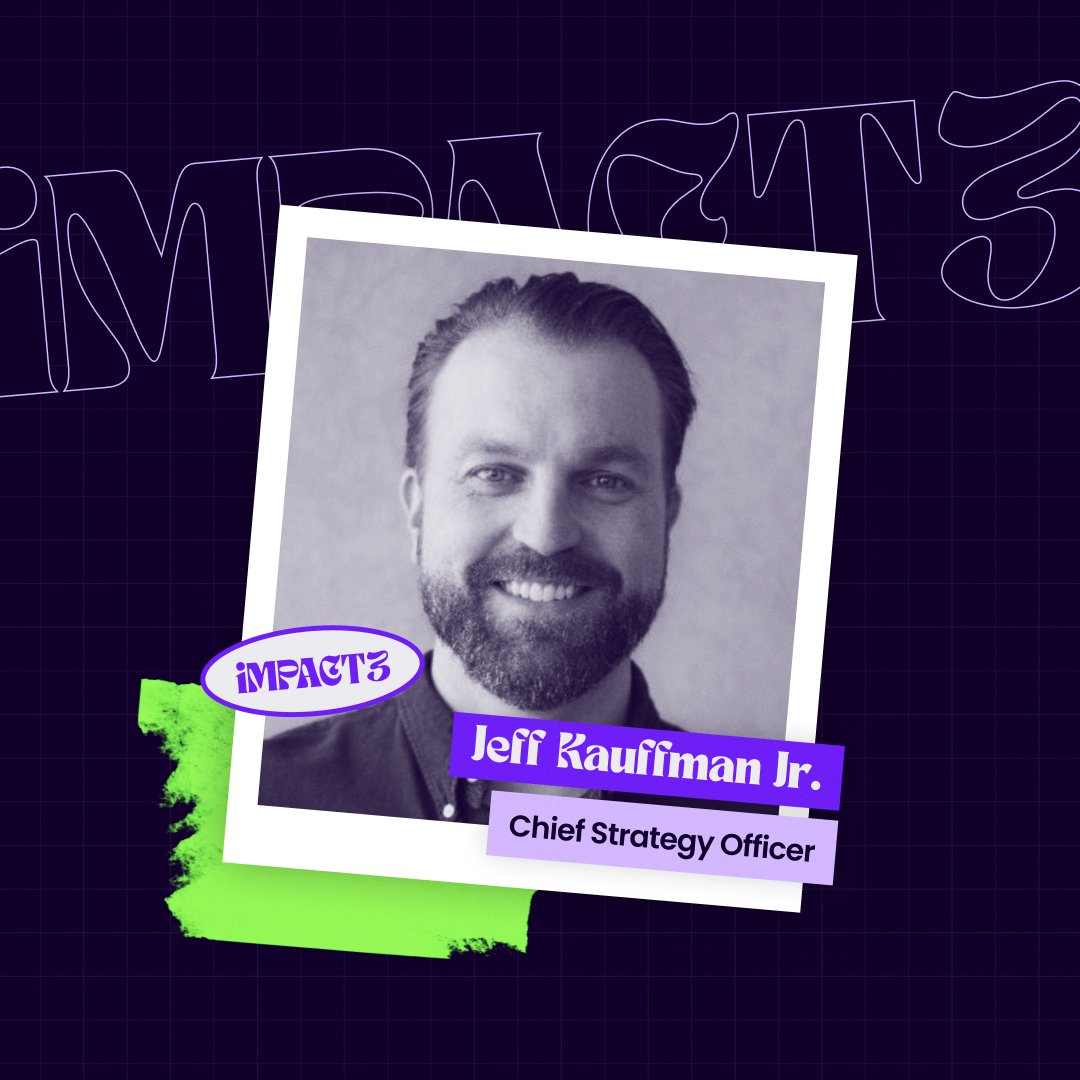 Impact3 Marketing (@impact3growth) on Twitter photo We’re proud to announce <a href="/jeffkauffmanjr/">Kauffman 🪂</a> as our new Chief Strategy Officer
→ Jeff has over 20 years of experience
→ Led campaigns for Chick-fil-A, Dr Pepper, Charles Schwab & GameStop → Now helping Impact3 partners level up through strategic campaigns
Meet Jeff ⤵️ We’re proud to announce <a href="/jeffkauffmanjr/">Kauffman 🪂</a> as our new Chief Strategy Officer
→ Jeff has over 20 years of experience
→ Led campaigns for Chick-fil-A, Dr Pepper, Charles Schwab & GameStop → Now helping Impact3 partners level up through strategic campaigns
Meet Jeff ⤵️