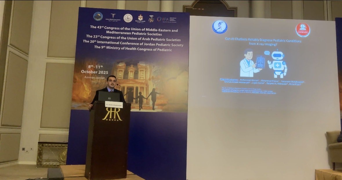 khalidomar03's tweet photo. What a productive week!!! Honored to present 2 oral abstracts and 3 posters at 2 different conferences, all in the same week. Grateful for the opportunity to share my work and connect with inspiring colleagues.

#Oralpresentation #MedEd #research https://t.co/Z2wKNO78q5