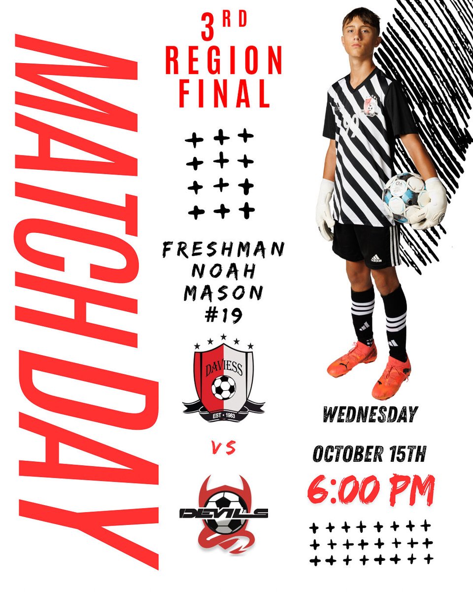 Regional Final tonight!! Panthers square off with familiar foe, the Owensboro Red Devils, for the 3rd region crown. Match kicks off at 6pm at Apollo High School. If you are in town, please come out and support these young men tonight. Go Panthers!!!