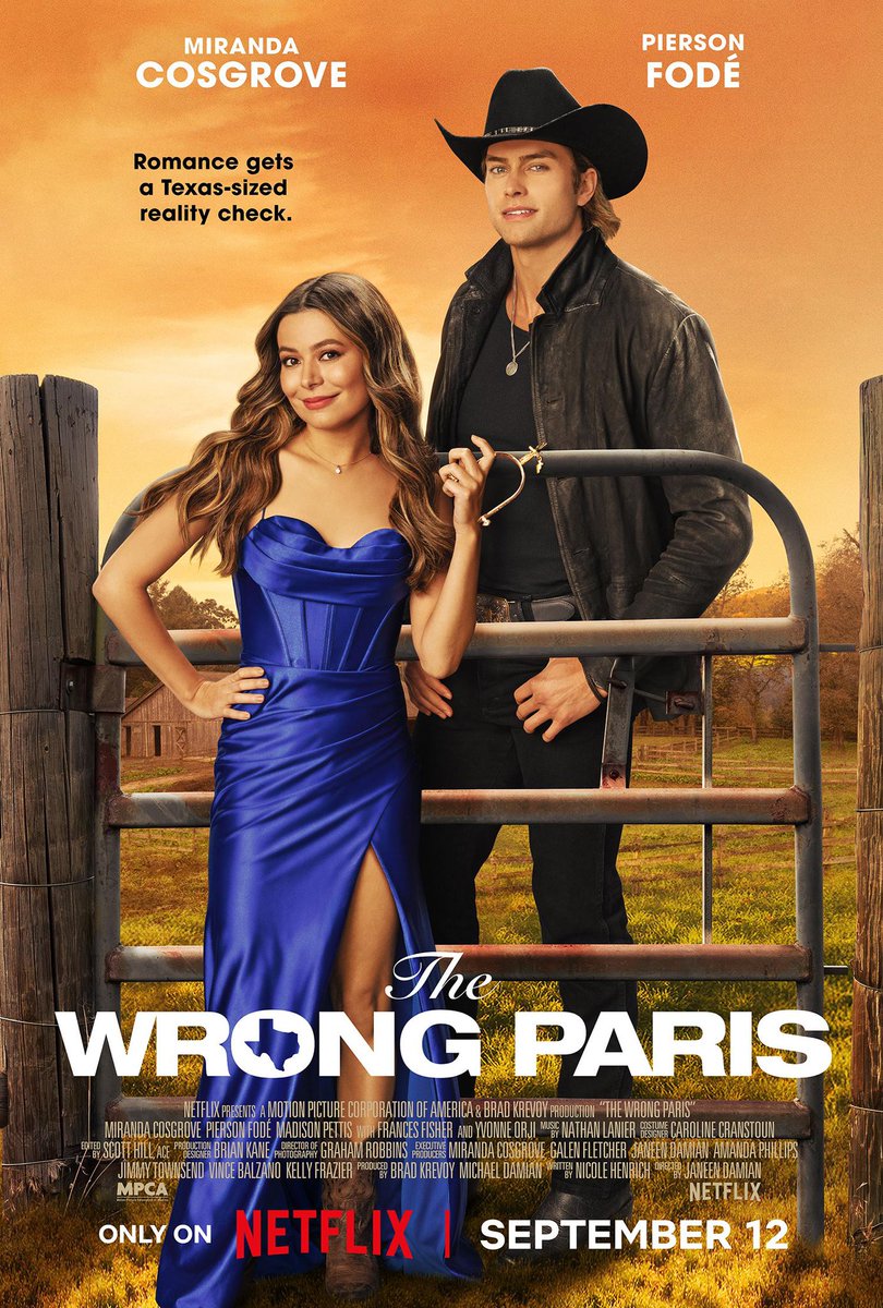 rruonans's tweet photo. — #TheWrongParis

A woman joins a dating show thinking it's in Paris, France for an art opportunity, but it's actually in Paris, Texas. She tries to get eliminated until falling for the bachelor, complicating her plans.  ⭐️ 7/10
📺 NETFLIX https://t.co/ZGvLZ0LKW7