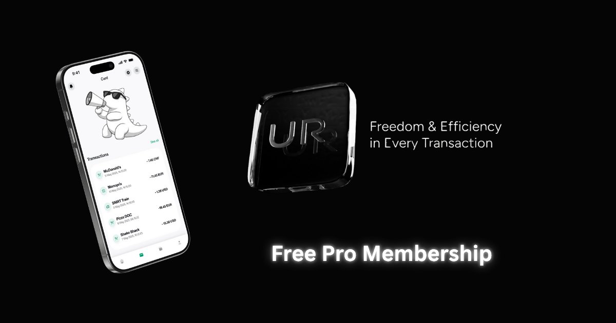 dhirajdixit2002's tweet image. UR App Alert! Get a FREE $5 Signup Bonus + 3 Months Pro Membership! 🚀
Spend crypto & fiat easily with a Swiss IBAN & Mastercard. Don't miss out on this amazing fintech deal!
➡️ Join now with my referral code pm85px: get.ur.app/login?code=pm8…✨ Full guide & steps:…
