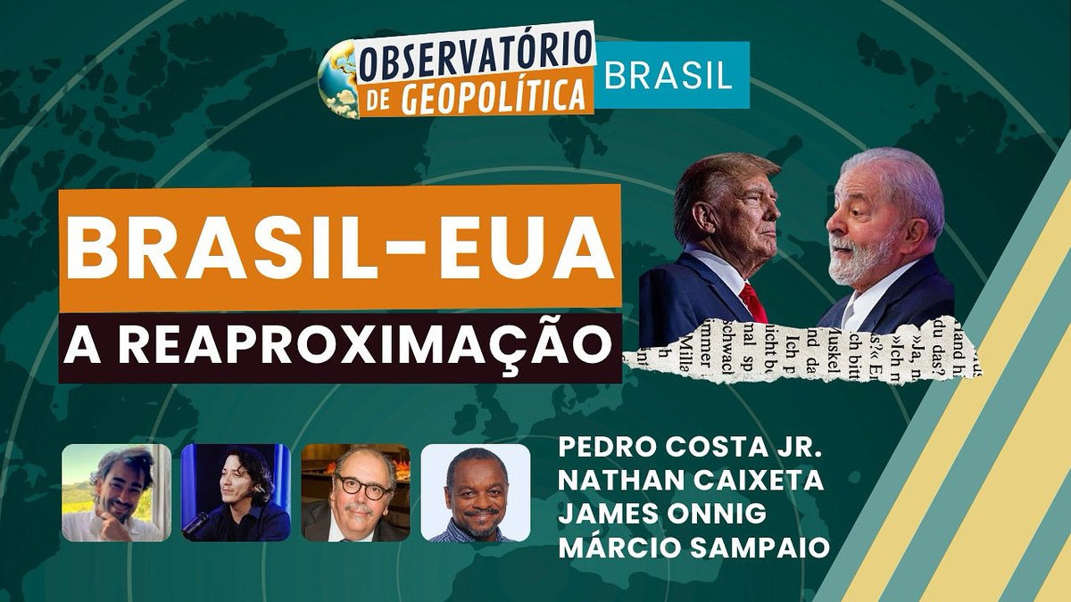 OnnigJames's tweet photo. Hoje , 19 h , no Observatório de Geopolítica no Canal do GGN no YouTube. https://t.co/mLrCGEVq1U