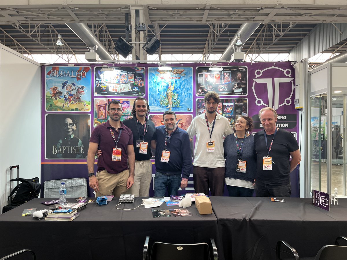 Mission Log #2 - Allies on the Front

At @BCNGameFest,<a href="/TesuraGames/">Tesura Games 👾</a> stood shoulder to shoulder with us in #OperationHighjump🪂

⚙️ They build
💜 They give
🪖 They fight
🛠️ They handcraft editions

That’s why we call them brothers-in-arms ⚔️

#IndieDev #PixelArt #SupportIndies