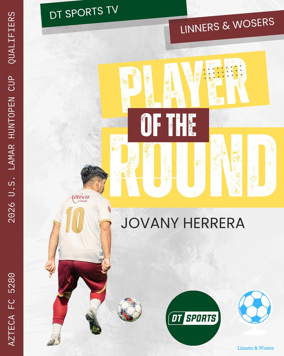 Our #USOC2026 Qualifiers Round 2 Man of The Round (Colorado Edition) is Jovany Herrera for <a href="/AztecaFC5280/">Azteca FC 5280</a> 👏🏼

After grabbing two goals in an overtime win against Peak XI FC - Azteca move on to the next round! ⚽️
<a href="/opencup/">U.S. Open Cup</a> <a href="/usopencup/">TheCup.us (US Open Cup news/history)</a>