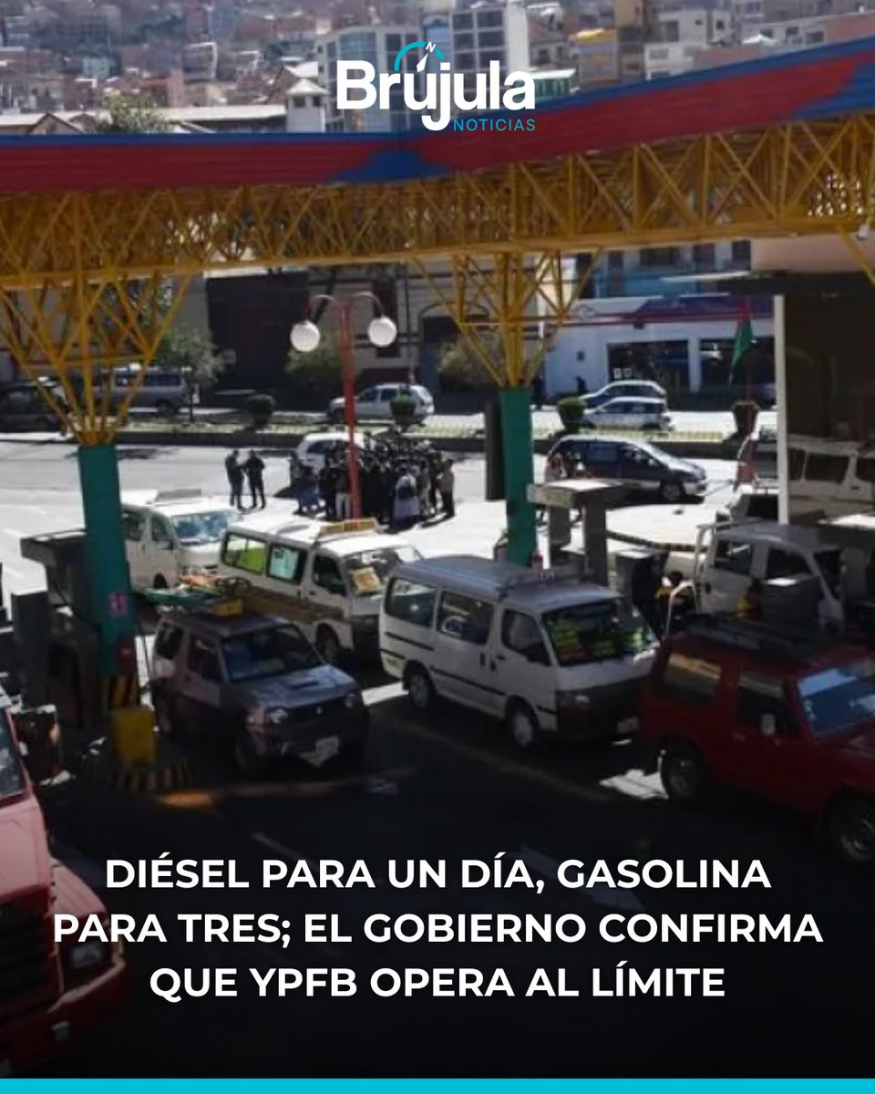 BrujulaNoticias's tweet image. ⛽ El ministro de #Hidrocarburos, Alejandro Gallardo, admitió que #YPFB opera “al límite” y reveló que la empresa estatal depende de operaciones financieras diarias para poder acceder a divisas y así pagar a los proveedores de combustibles.

🚨 Información aquí: