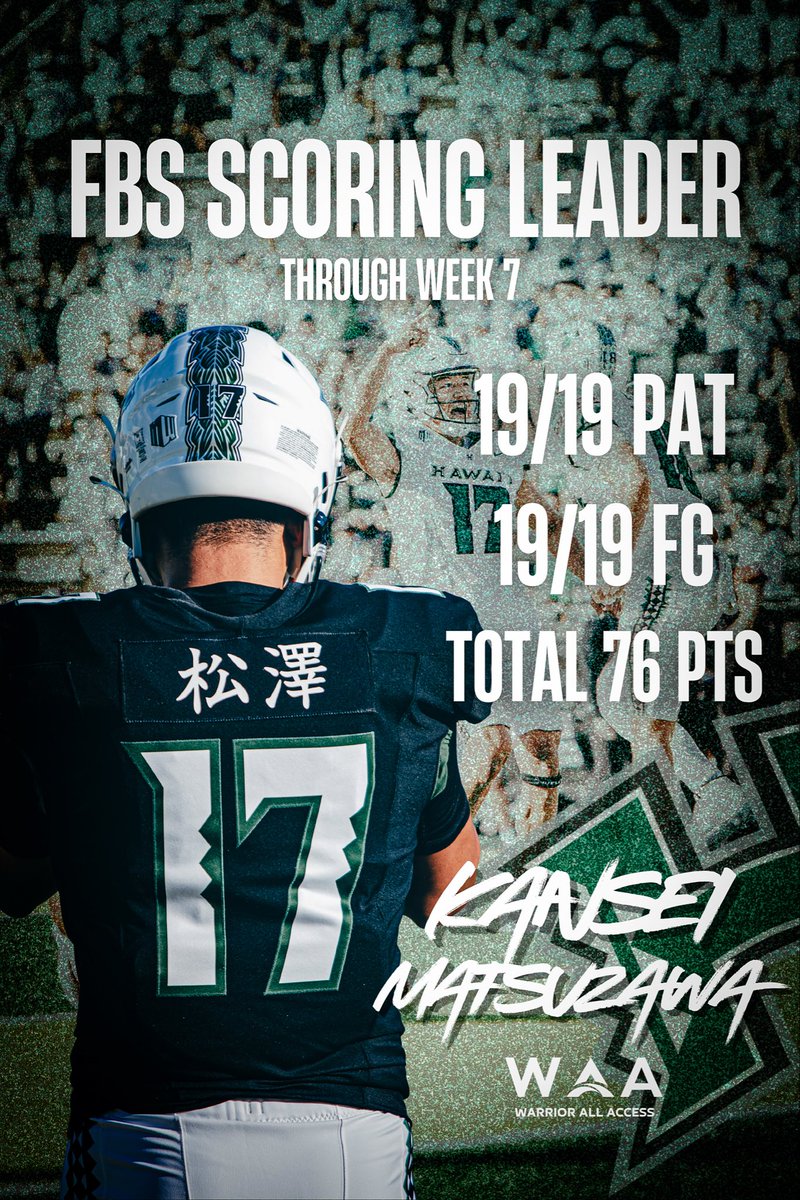 Tokyo Toe at the top. #HawaiiFB