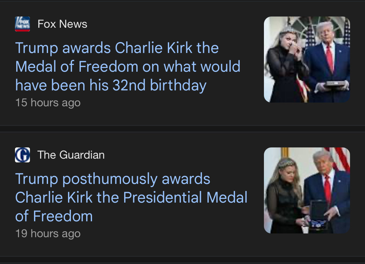 can someone fill me in on what kirk did to deserve this supposed honor or do things like a medal of honor or nobel prize nomination have no meaning anymore