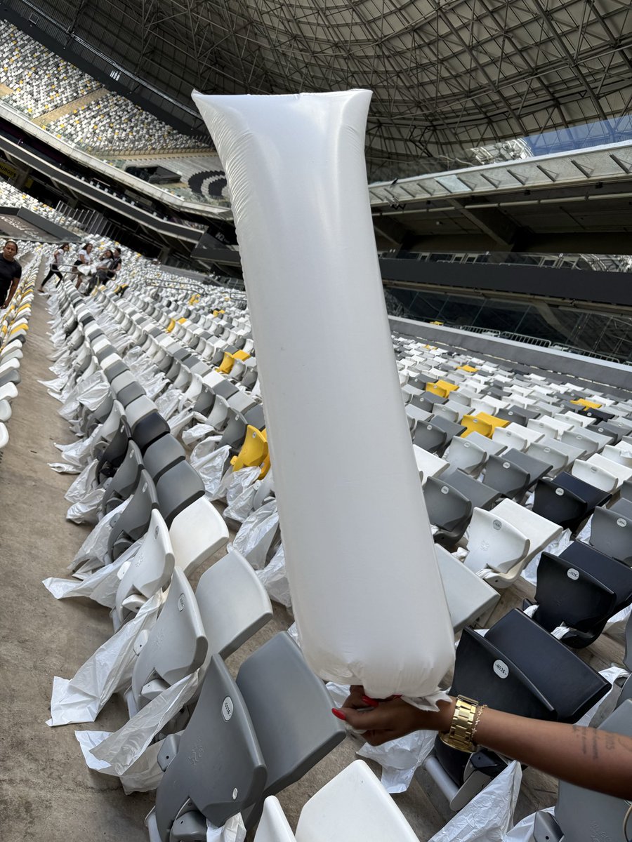 Teremos balões no setor Sul.