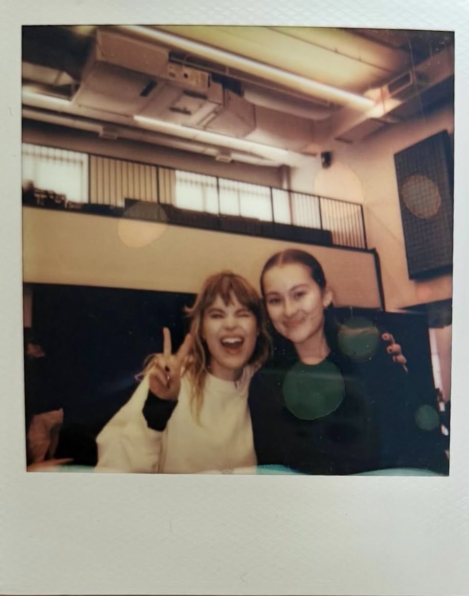 Lola Tung and Jane Bruce from Jane for ‘The Turning’ workshop in New York where they played the lead characters Nora and Gracie! 🎭🌲