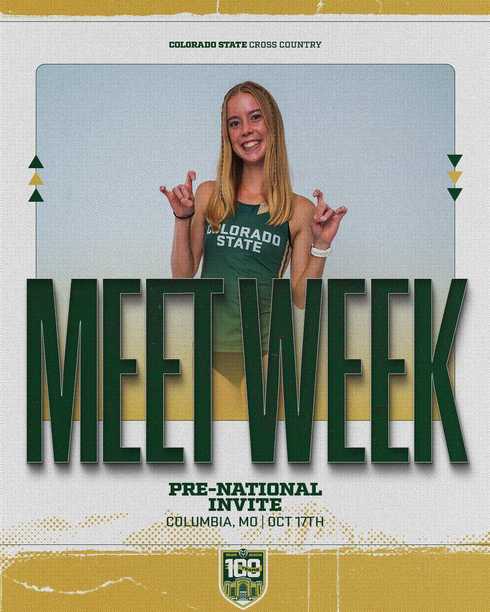 CSUTrackFieldXC's tweet image. Due to weather Pre-National Invitationals has been moved to Friday. 

Meaning we have one less day until the Rams are running 🐏💨

#Relentless x #CSURams