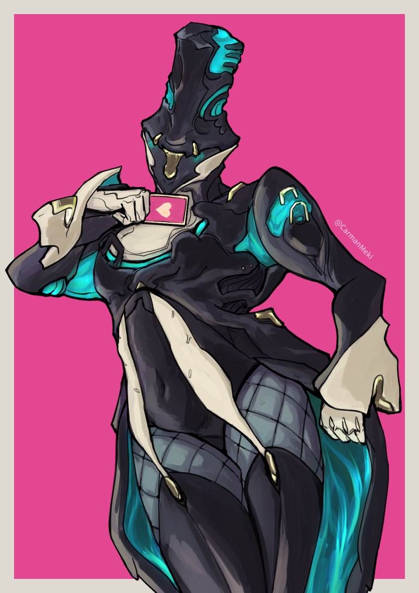 CarmanMeki's tweet image. small buff is still buff 
happy update day everyone  🫦
#warframefanart  #limbo