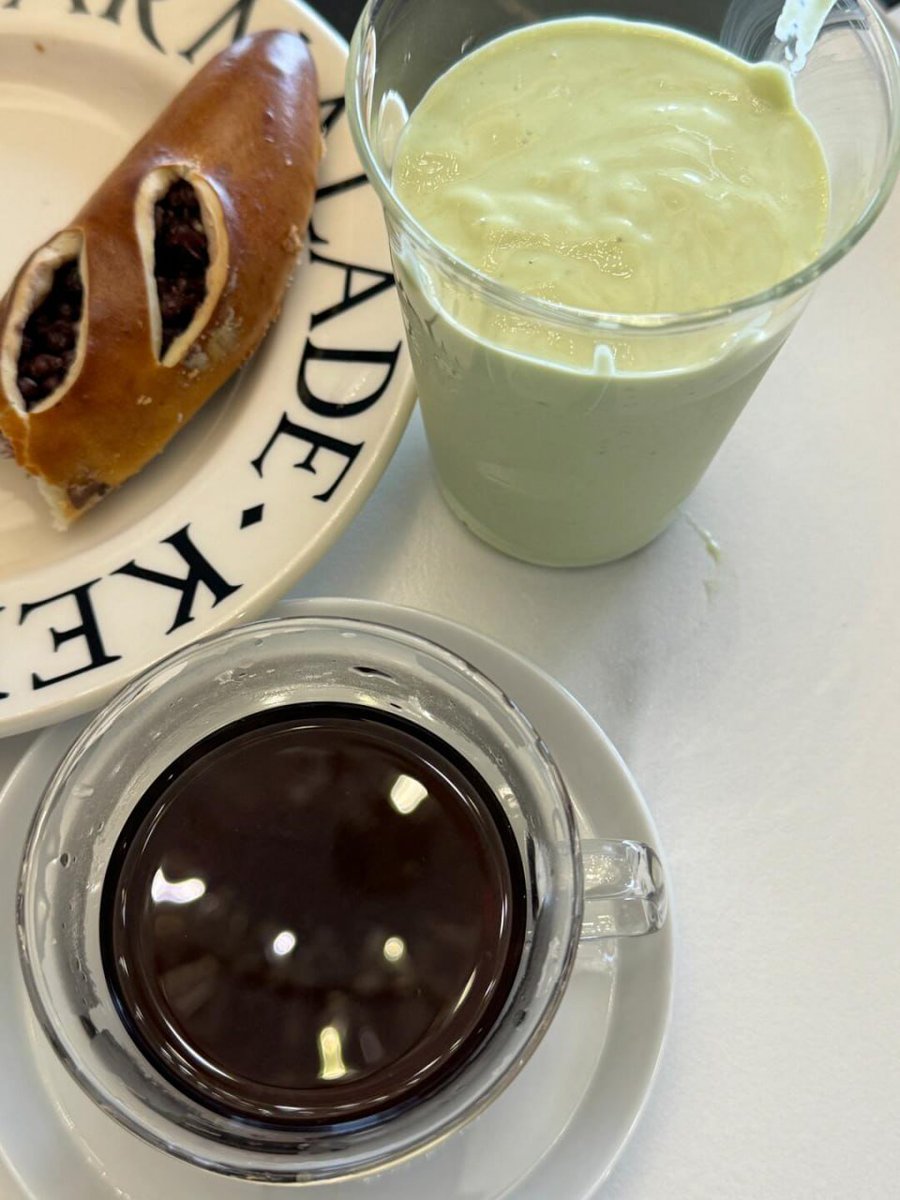 Perfect morning trio ☕🍞🥑