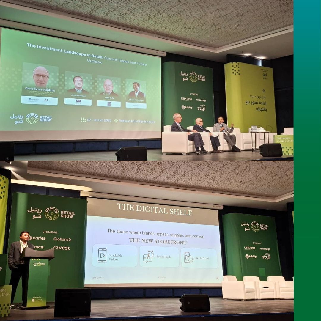 E_Arabization's tweet image. We were delighted to attend the Saudi Retail Show 2025 on October 7–8, where leaders and innovators gathered to explore the future of retail in the Kingdom. 🇸🇦🛍️

The discussions around digitalization, logistics, and the evolving retail experience in Saudi Arabia underscored how…