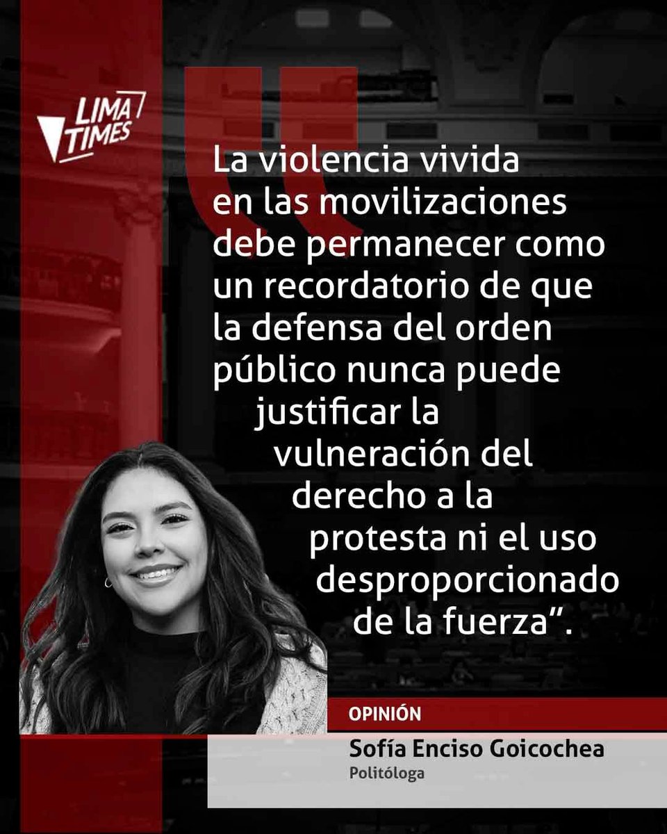 #Opinión | Recuperar la confianza: El verdadero desafío del poder

Escribe: Sofía Enciso Goicochea

Puedes leer el artículo completo aquí: limatimes.pe/2025/10/15/rec…