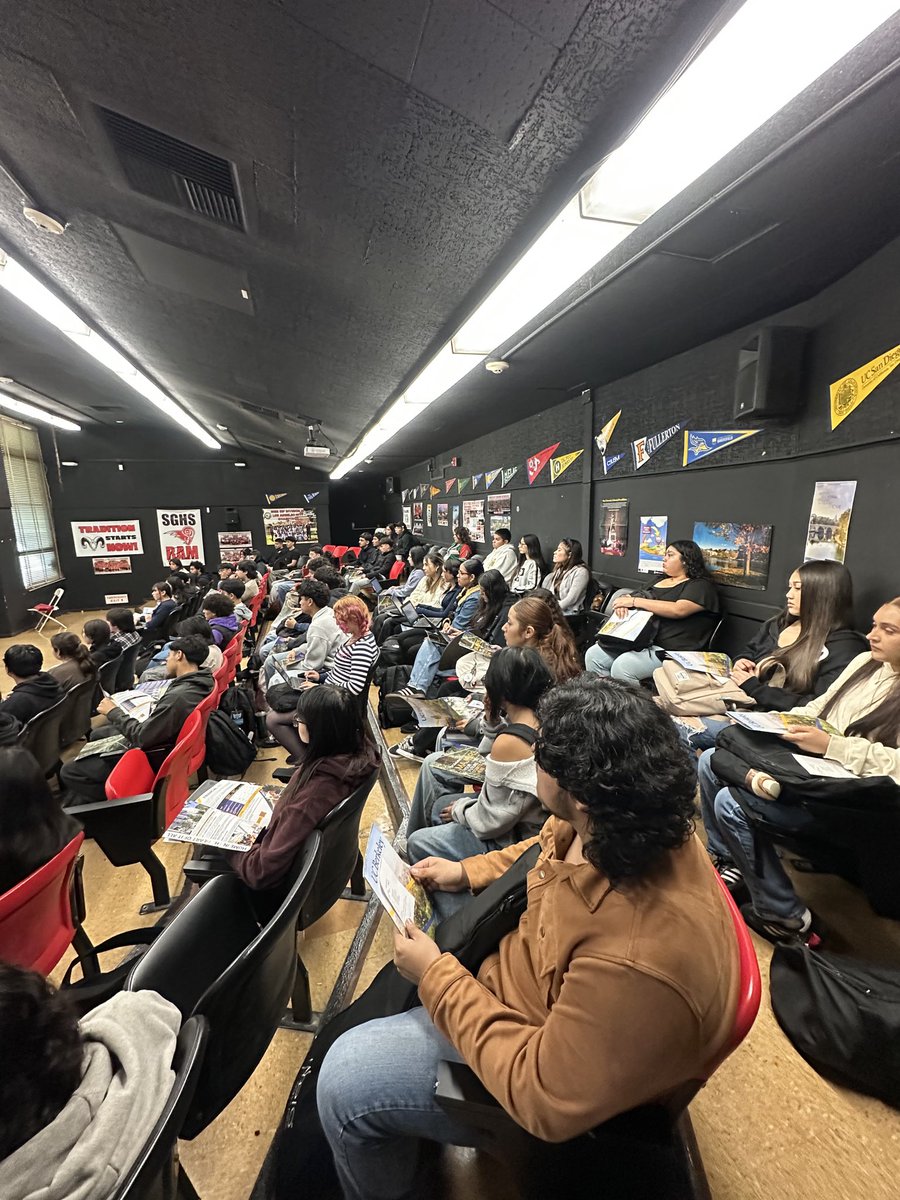 UC Berkeley in the Ram House! Take a look at all of our UC eligible students preparing their UC applications.