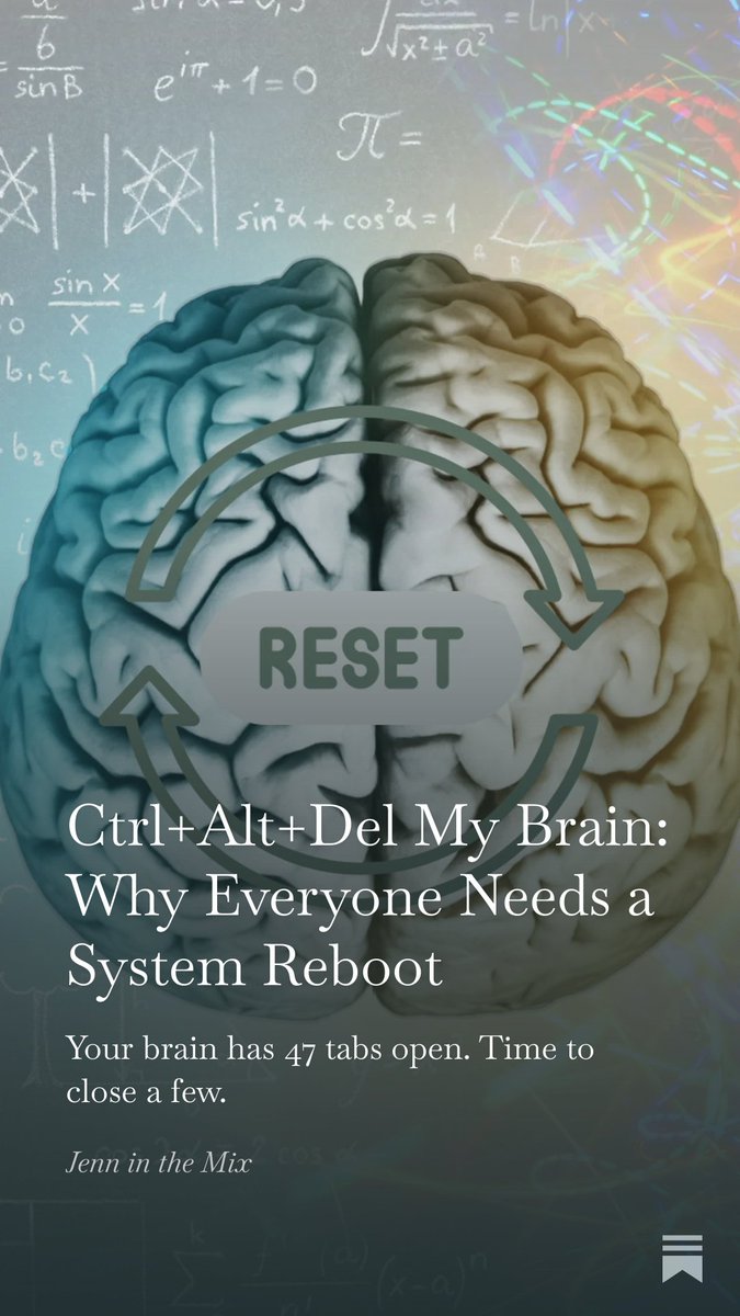 We all need a 🧠 reset sometimes! Here's what I learned ➡️ open.substack.com/pub/jenninthem…