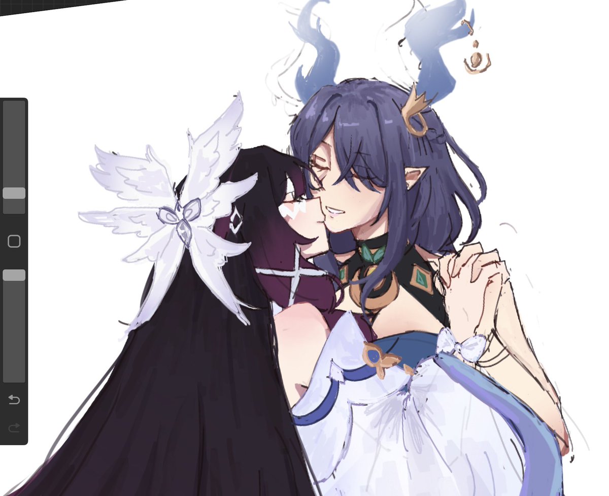 #laumabina wip because im eating up their one second interaction 🙂‍↕️