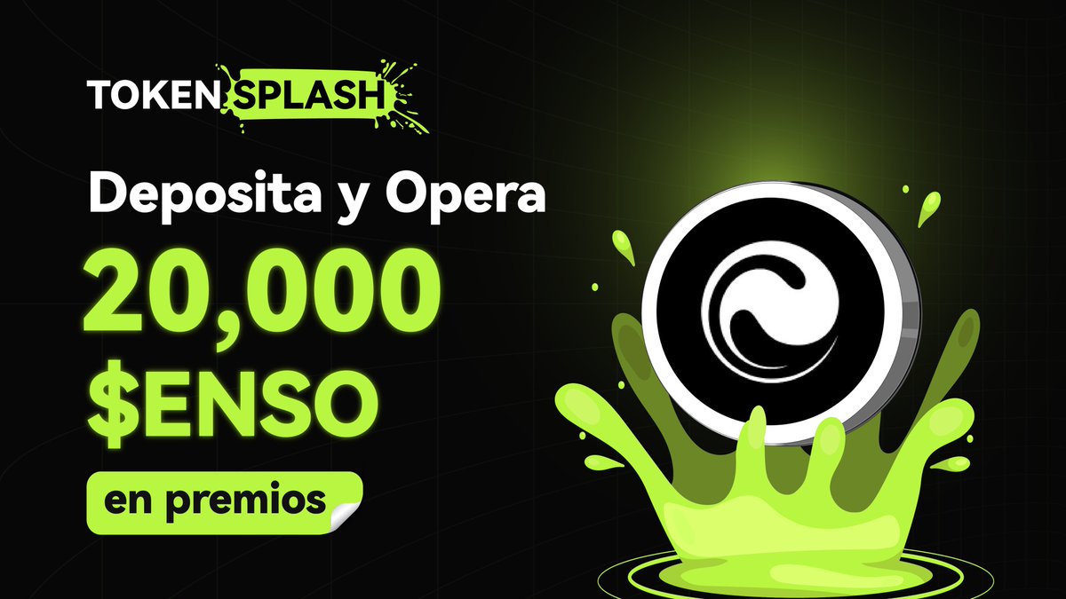 BitunixES's tweet image. 🚀 ¡Tradea y gana 20,000 $ENSO! 🎉

@EnsoBuild ya está disponible en el #Bitunix Token Splash 💦

Deposita, tradea y gana — ¡comparte el premio total de 20,000 $ENSO!

Únete aquí 👉 short.bitunixads.com/wqqimH2Y