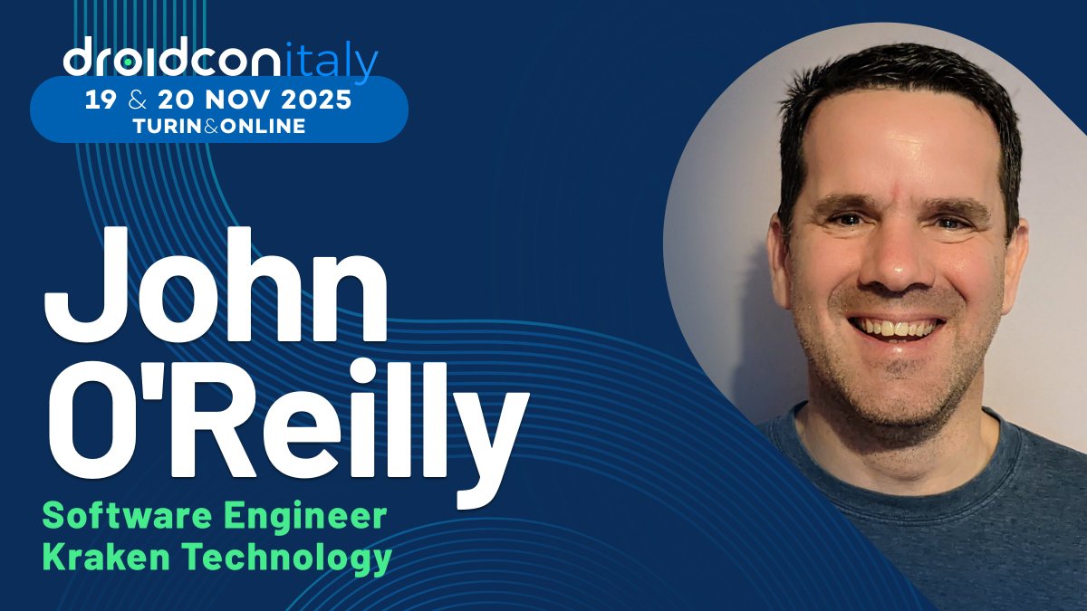 Droidconit's tweet image. 👤🟢 Welcome @joreilly to Droidcon Italy 2025!
Staff Software Engineer &amp;amp; Kotlin Multiplatform Expert 🇮🇹🎙️

🔎 “Kotlin and Compose Multiplatform patterns for iOS interop”
DC25 agenda: it.droidcon.com/2025/agenda/

Kotlin Multiplatform and Compose Multiplatform are changing how we build…