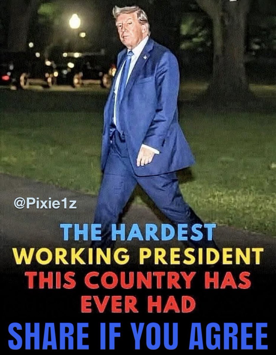 Donald Trump is the hardest working President and delivers what he promises.