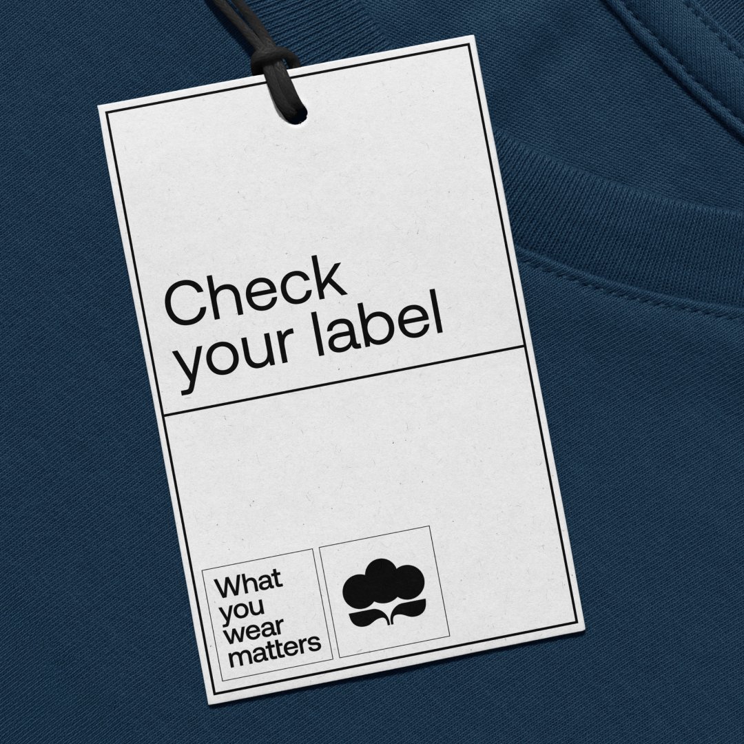 plantnotplastic's tweet photo. Flip your clothing tag.
Polyester = plastic. Cotton = plant.
Synthetics shed microplastics that can end up in your body.
Would you switch fabrics if you knew what was in your clothes?
#Cotton #Microplastics #PlantNotPlastic #CheckTheLabel https://t.co/EW49kjCpOJ
