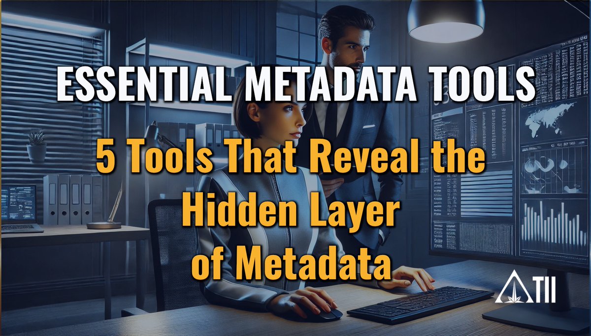 🕵️‍♀️ Metadata doesn’t jump out — it hides in plain sight.

📸 Every image, video, or document carries a story beneath the surface.

Here’s how investigators uncover it — ethically and effectively.

👉Read more → toddingtonint.substack.com/p/unlocking-th…

#OSINT #SOCMINT #Metadata #DigitalForensics
