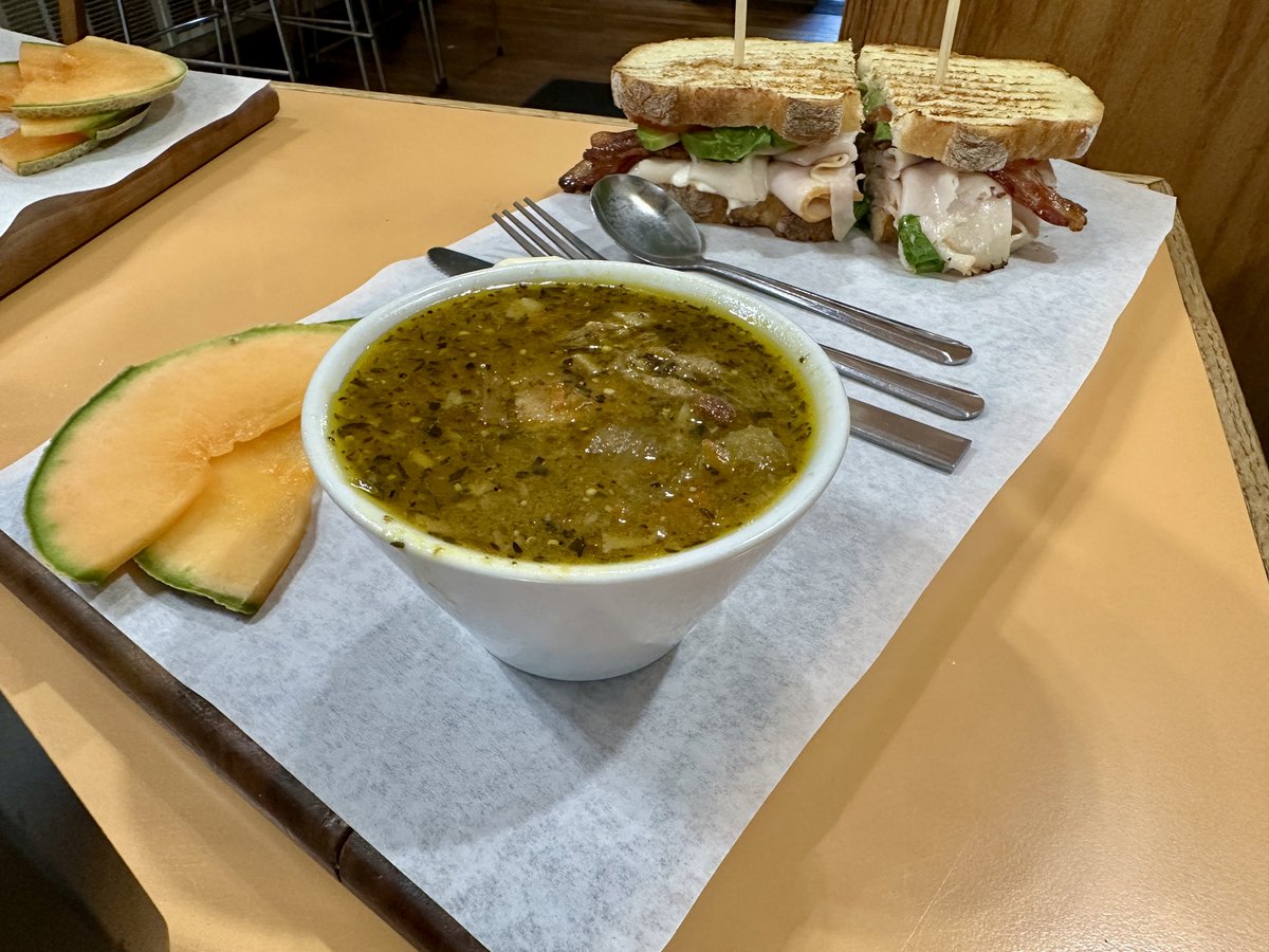 PaniniPaniniMC's tweet photo. 🍲 Warm up at Panini Panini! Small batch soups, rich, hearty, scratch made. 🥣 Cup or bowl. 🧊 Chilled quarts to go. 🥖 Pair with a grilled panini or salad. ⏰ Rotating flavors daily, until sold out. Thanks for supporting local! #food #foodie #foodporn #instafood #comfortfood https://t.co/7wPF38MkHp