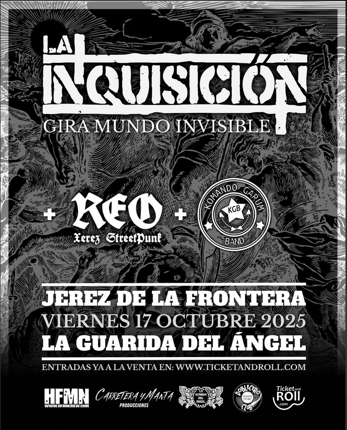 Nos vemos este viernes en Jerez, junto a Reo y Komando Garum😎