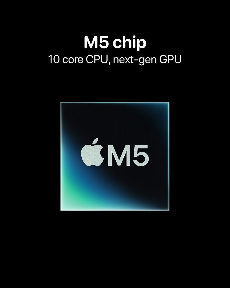 بشكل رسمي آبل تطلق جهاز ماك بوك برو مع معالج M5  ويأتي بتحسينات إضافية على الجهاز كعمر البطارية وغيرها من التفاصيل ، سعر الجهاز يبدأ من 1599$ 

#تقنية #Apple #Mac