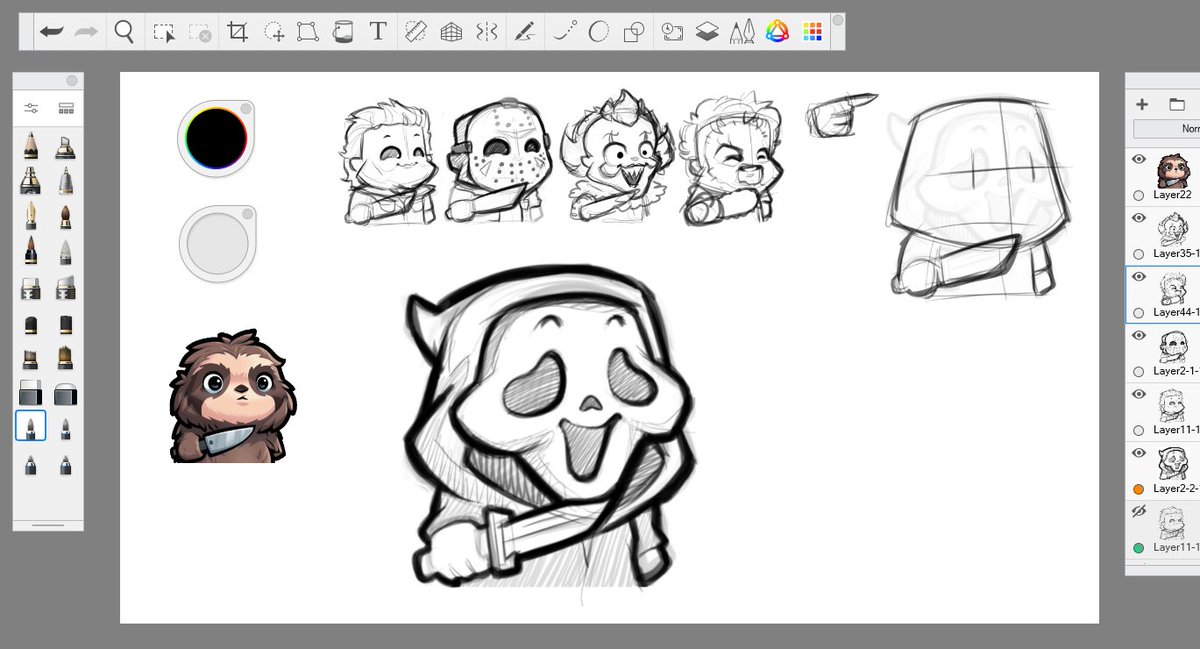 Planning out some spooky stuffs🔪

<a href="/UNLEASHEDMDK/">Matt Unleashed</a> , I'm partly blaming you