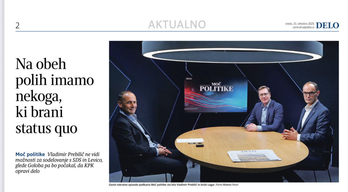 AstaVrecko's tweet image. Danes se ustanavlja nova stranka Vladimirja Prebiliča. V intervjuju za časopis Delo je bilo moč brati izključevalne izjave proti Levici. Levici, ki gre na državnozborske volitve skupaj s stranko Vesna. Torej stranko, s katero je šel na predsedniške volitve in pod okriljem katere