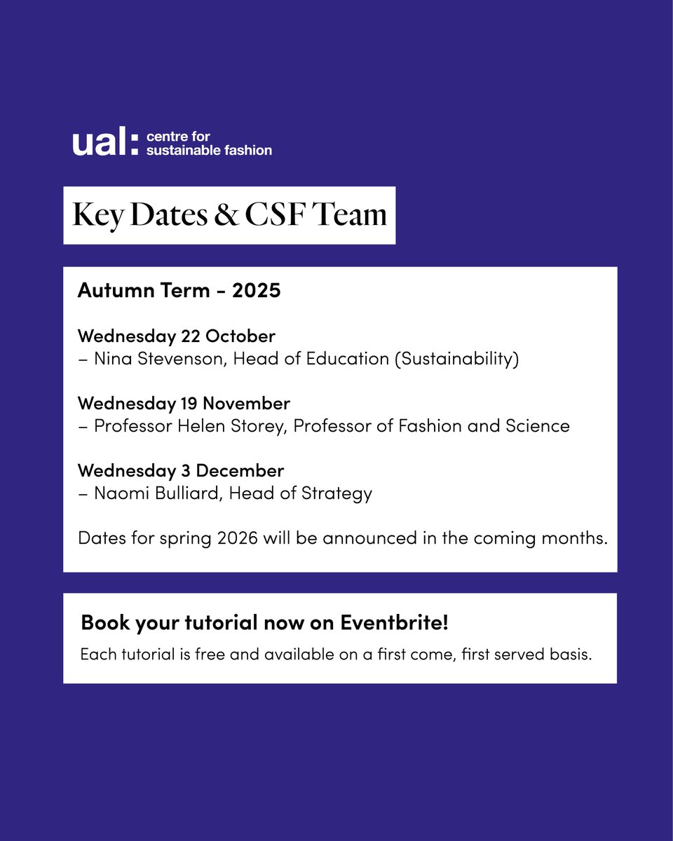 Centre for Sustainable Fashion (CSF) tweet media
