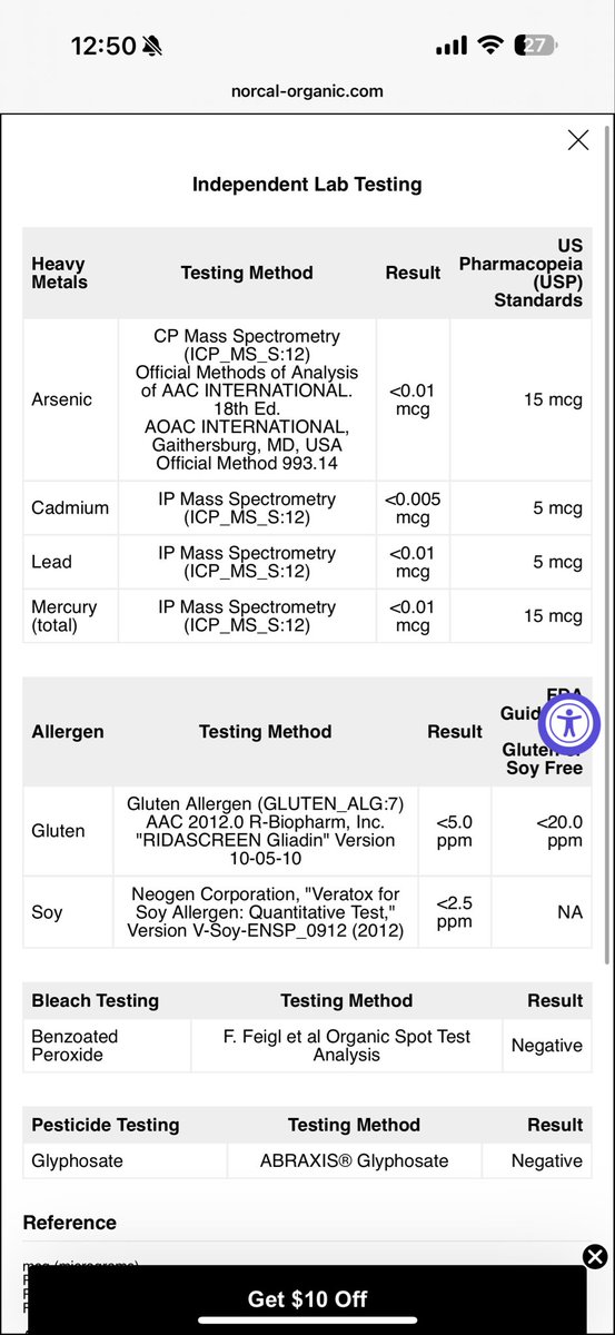 NorCal organics has very high quality protein powder and has 3rd party heavy metal testing available on their website