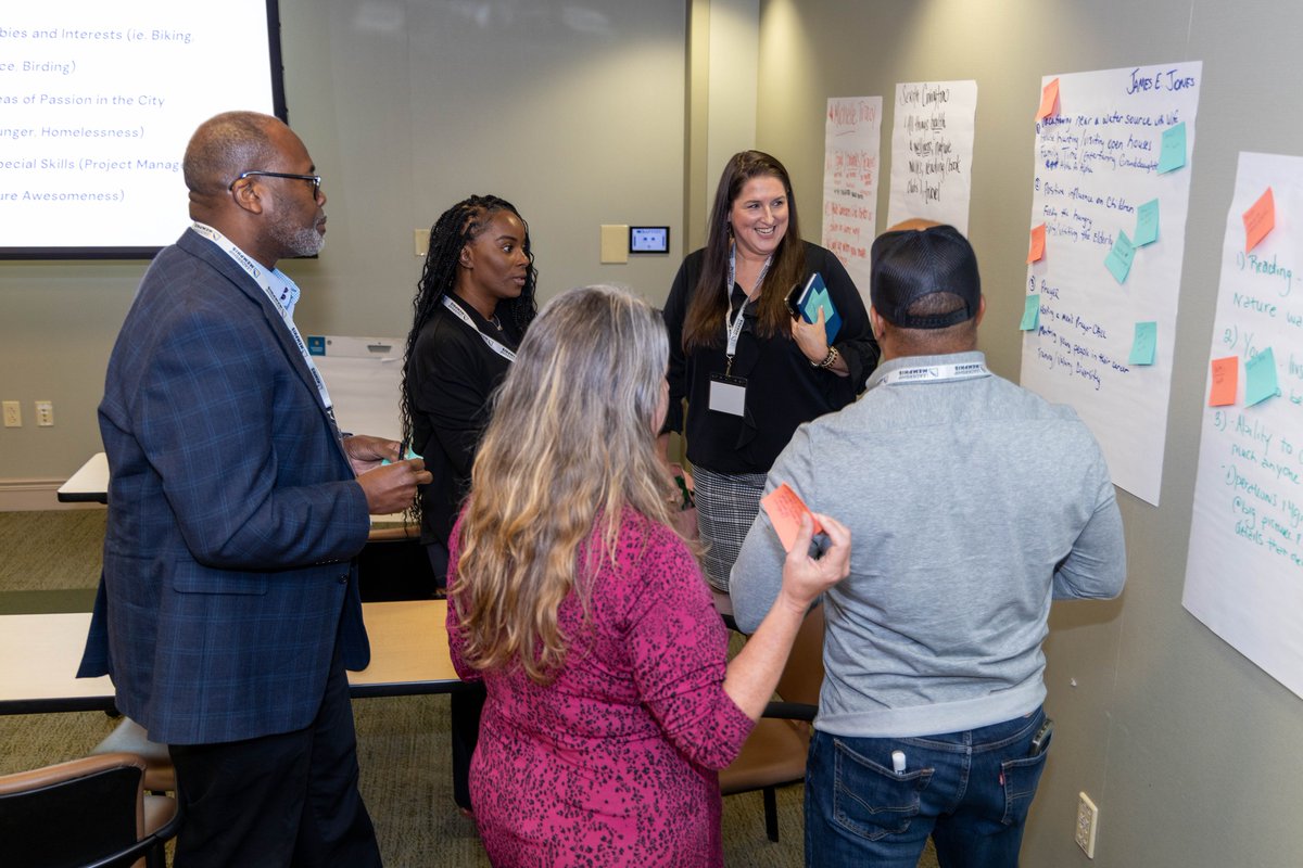 LeadershipMphs's tweet image. FastTrack Fall 2025 is all smiles! Check out more photos from FastTrack Fall 2025 Opening retreat by visiting the link in the bio! 
#LeadershipMemphis #FastTrack