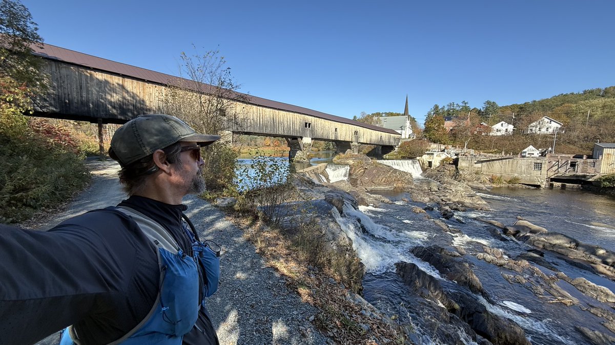 I completed a 100-mile run from Vermont to Maine across the entire state of New Hampshire.

It took me 30 hours and 53 minutes.

I started at 8:00am on Saturday, ran through the night, and finished Sunday afternoon. 

The first 80 miles went smoothly. The last 20 were extremely