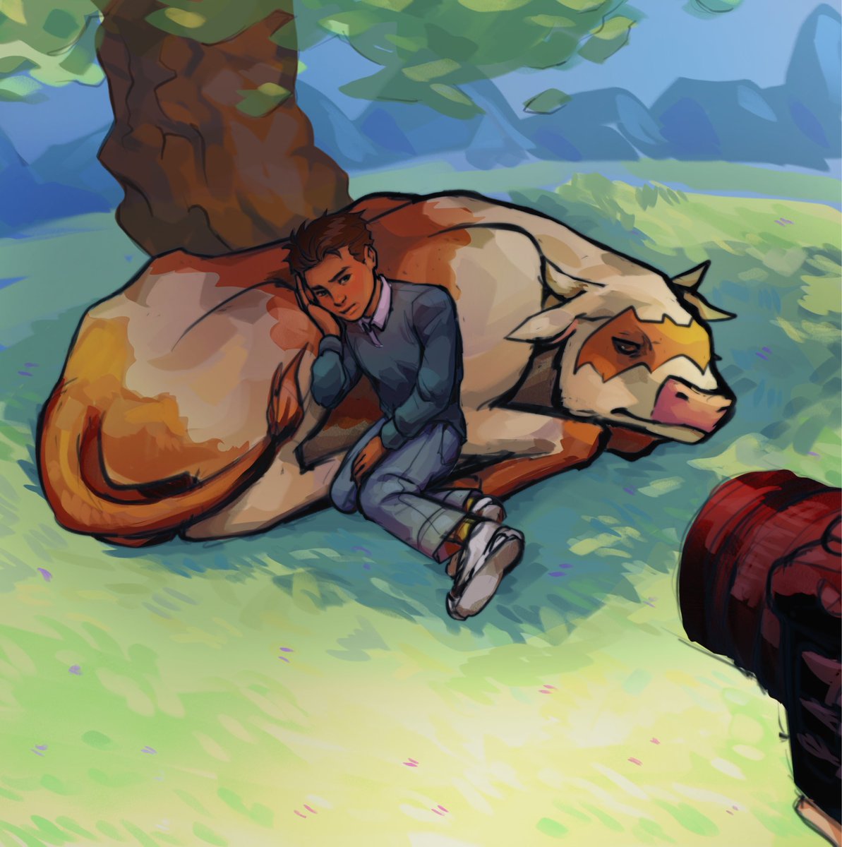 CKalaVeraM's tweet image. He wants to be left alone 😔
#DamianWayne #Robin #Dccomics #batcow