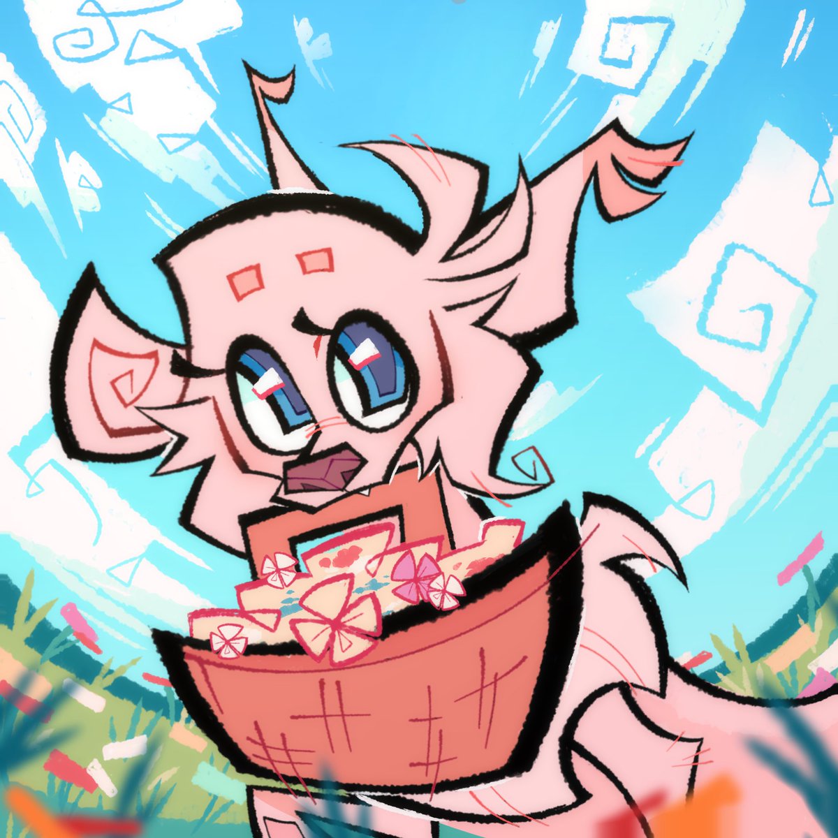 Haii! I’m Mimq :3! I’m a full-time professional artist and creative! I draw almost anything (but cats,dragons, and bugs are my favorite!). I love making art moots so feel free to ask! 
I open comms sometimes, here’s my site!: mimqcommsprices.carrd.co