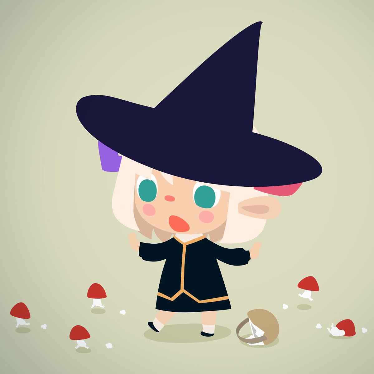 「あっ！どこいくの！」
逃げ出すおかず