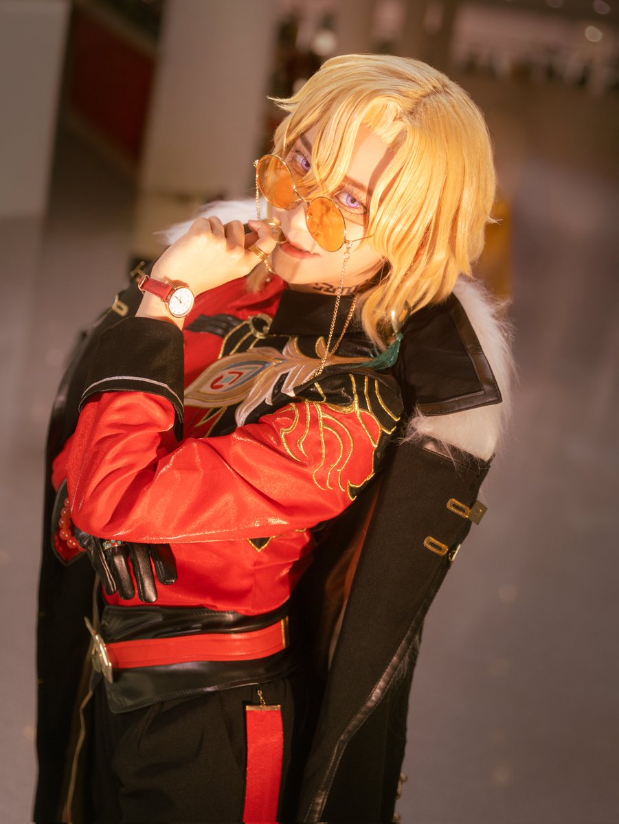 It's my birthday!! Posting best boy Aventurine to celebrate 🎰

📷: <a href="/ak1suk1/">ɅKI</a>
Edit: me
👗: <a href="/wetrose2019/">Wetrose2019</a>
#HonkaiStarRail #Aventurine #hsr