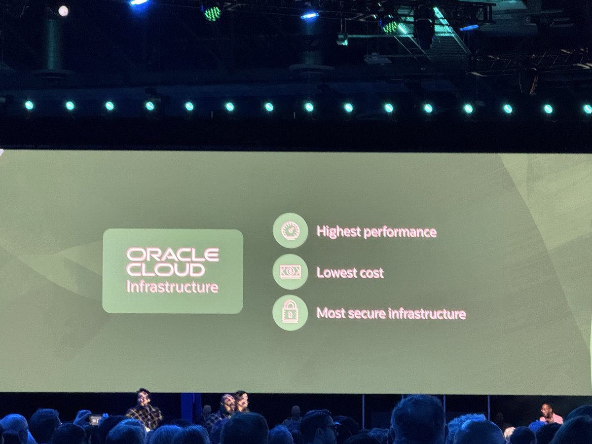 nisshii0_t's tweet image. Clay&apos;s take on OCI!

#oracle #AIworld #OAW #OracleACE