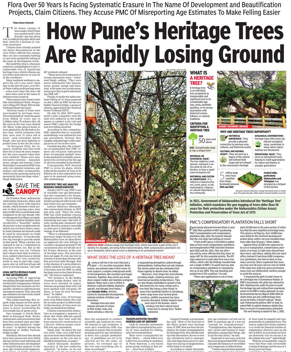 🚨 🌳🪚❗🆘
google.com/amp/s/timesofi…
The Queen of Deccan was a hill station &amp; a weekend destination with a position at the top of the liveability index in the country
The thread when #ChaloPMC started: x.com/gtitli/status/…
The Sadhu Vaswani Bridge story: punesamvad.wordpress.com/2024/11/14/fig…